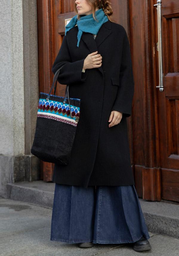 Rose & Lini EN SHALLA FOOD BAG FOUNDATION “BAG 45P02M” BLACK Negozi Online