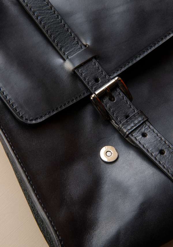 Rose & Lini NUMERO10 “MADEIRA” BLACK LEATHER BAG Affare Del Giorno