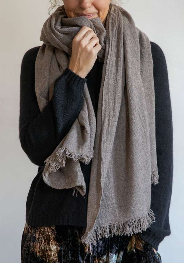 Rose & Lini PRIVATE 0204 FANGO CASHMERE “SCARF 610” Super Saving Price