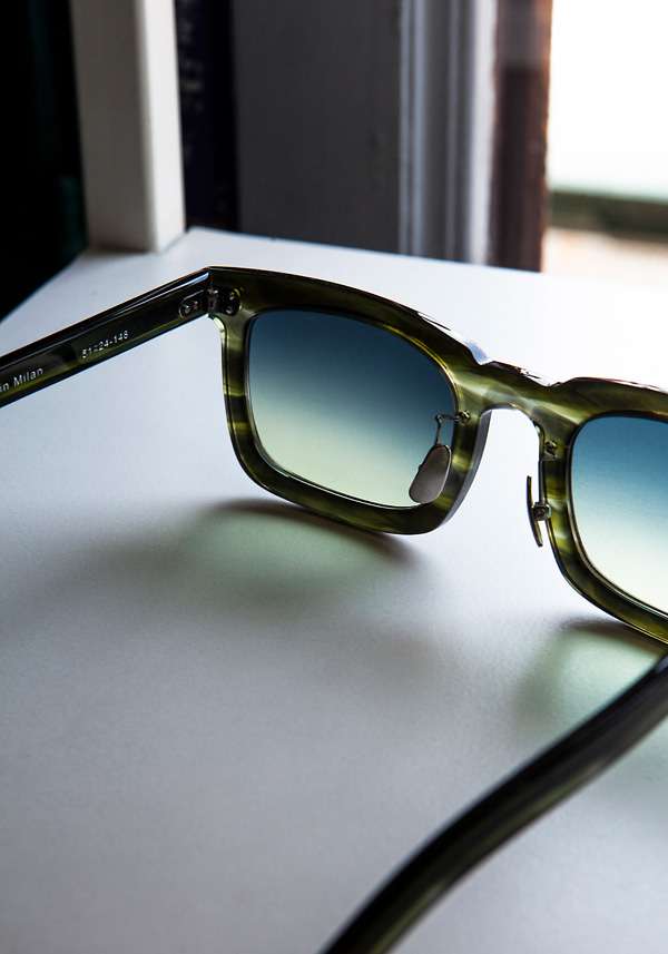 Rose & Lini DELIRIOUS “MAHARAJA” #3 GREEN SUNGLASSES Duty-free