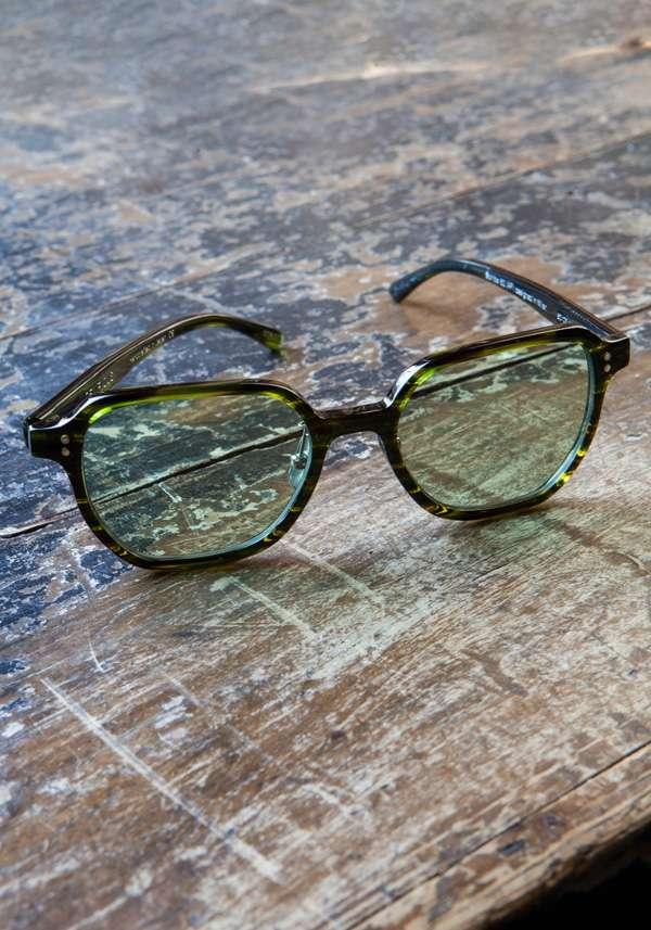 Rose & Lini DELIRIOUS “SCRIBA L” #3 GREEN SUNGLASSES 50% di sconto per tempo limitato