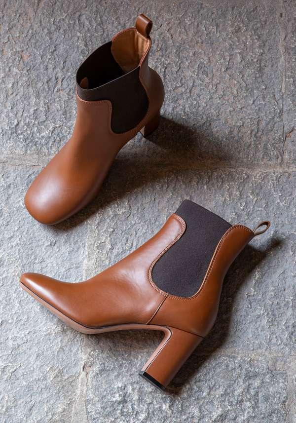 Rose & Lini PELLICO “APEMA” BROWN ANKLE BOOTS Affare Del Giorno