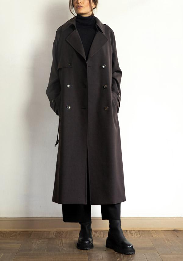 Rose & Lini N8 BABY WOOL “COAT 2100” ESPRESSO Nuova