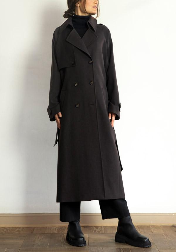 Rose & Lini N8 BABY WOOL “COAT 2100” ESPRESSO Nuova