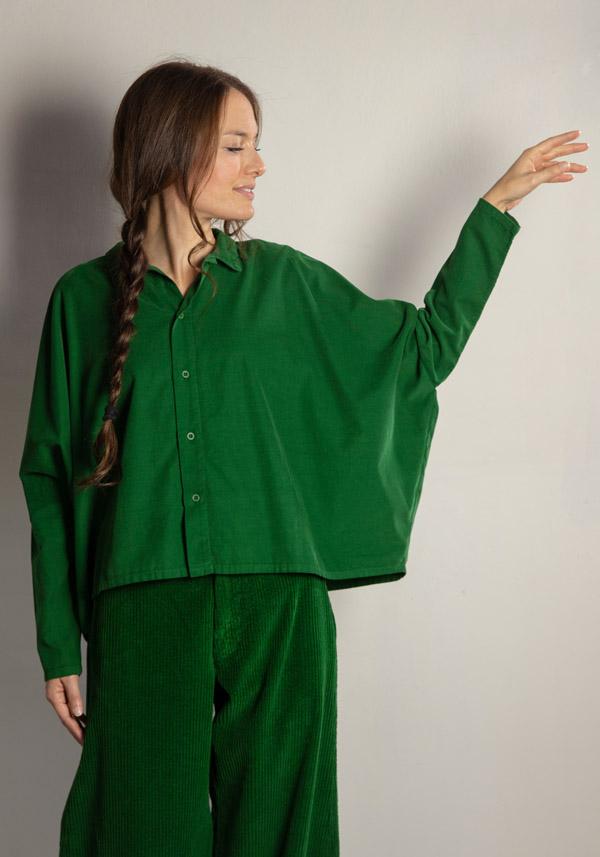 Rose & Lini LABO ART COTTON “TINA” PINE SHIRT Sconto di tempo limitato