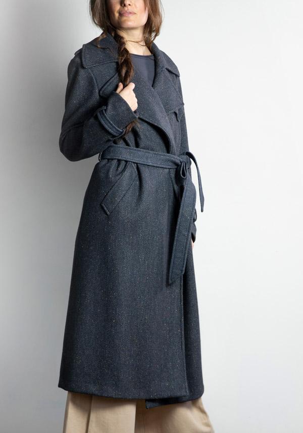 Rose & Lini KILTIE WOOL “NEW COLIN” BLUE COAT Smaltimento dello stoccaggio
