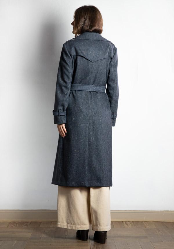 Rose & Lini KILTIE WOOL “NEW COLIN” BLUE COAT Smaltimento dello stoccaggio