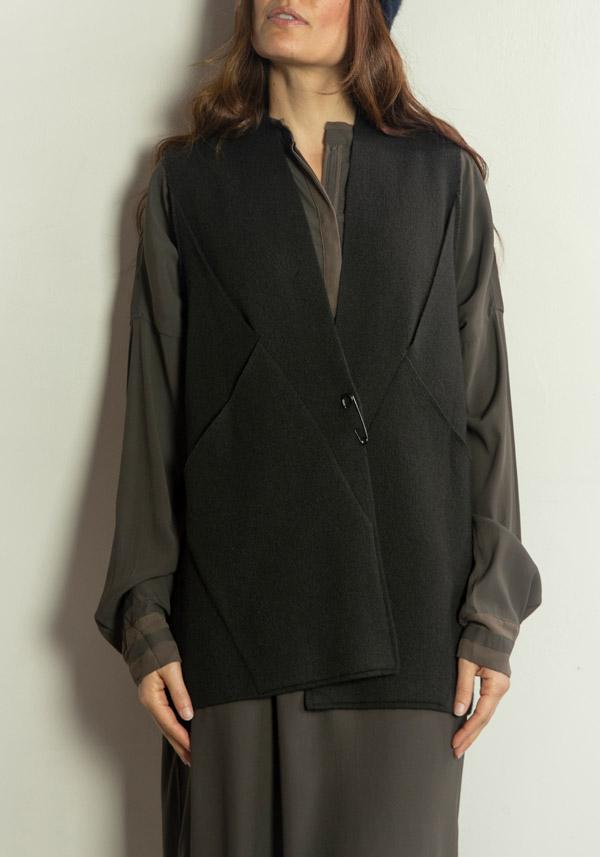 Rose & Lini OYUNA REVERSIBLE CASHMERE “JACKET MUNDAT” FOREST & OCEAN Lightning offer