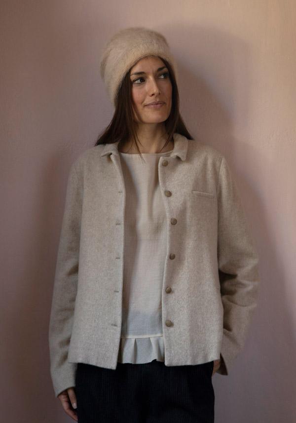 Rose & Lini APUNTOB WOOL & CASHMERE “JACKET 1826” NATURAL Offerta settimanale