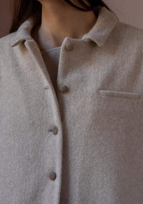 Rose & Lini APUNTOB WOOL & CASHMERE “JACKET 1826” NATURAL Offerta settimanale