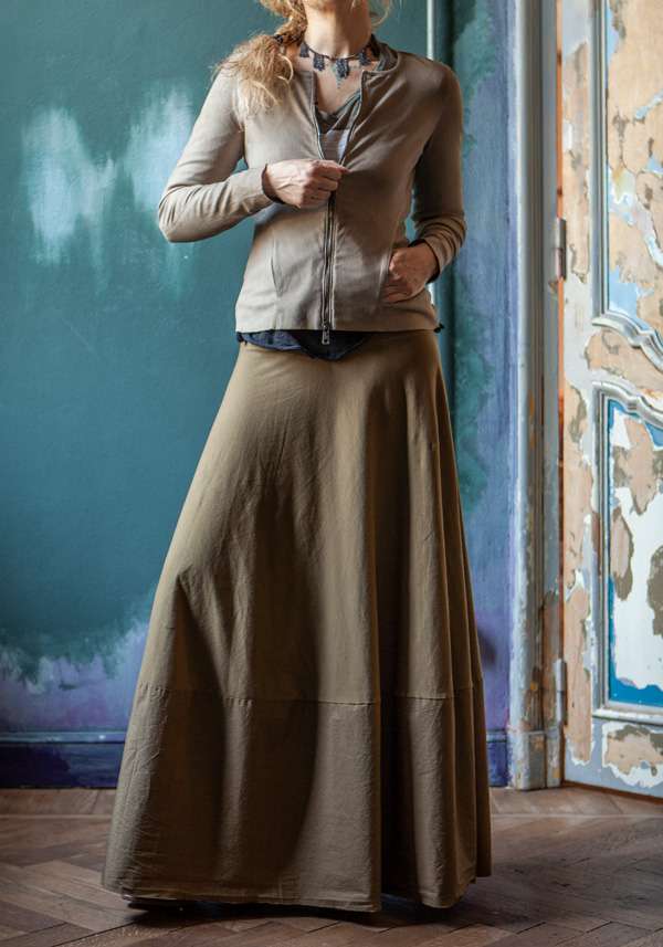 Rose & Lini GIORGIO BRATO MUD SUEDE LEATHER JACKET Ritorno libero