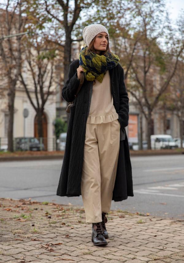 Rose & Lini APUNTOB COTTON “PANTS 1002” NATURAL Sostegno trimestrale