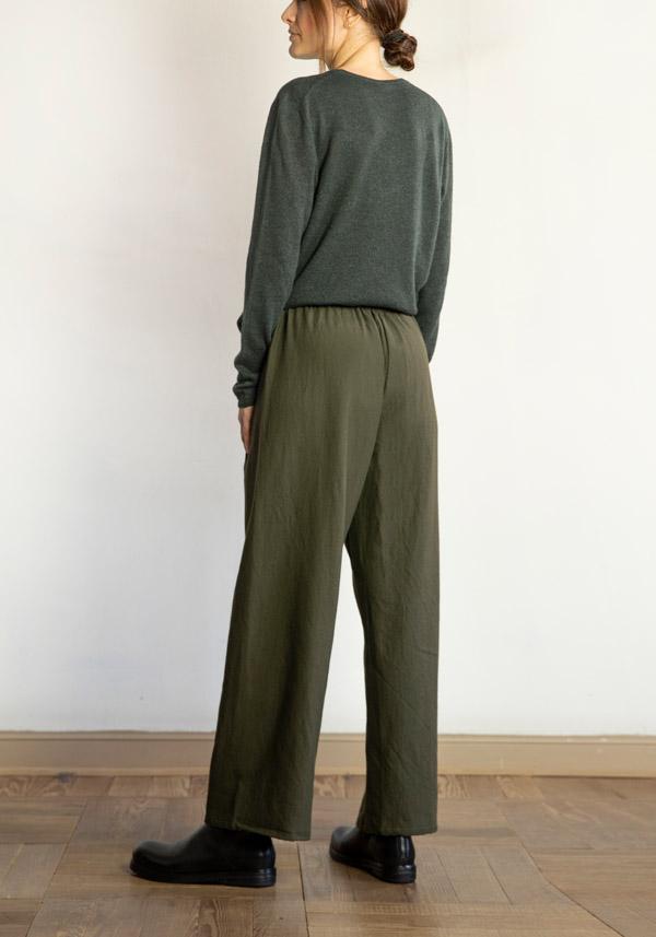 Rose & Lini APUNTOB COTTON & WOOL “PANTS 1382” MILITARY Discount Store per i nuovi prodotti