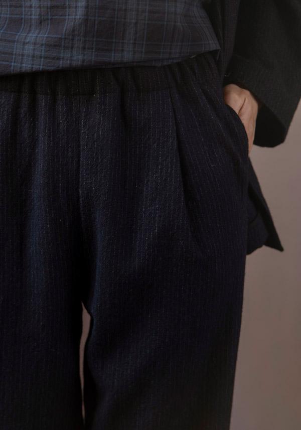 Rose & Lini APUNTOB WOOL “PANTS 1002” BLACK Solo un giorno rimasto