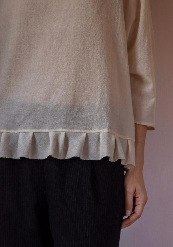 Rose & Lini APUNTOB WOOL “SHIRT 1911” NATURAL Super sconto