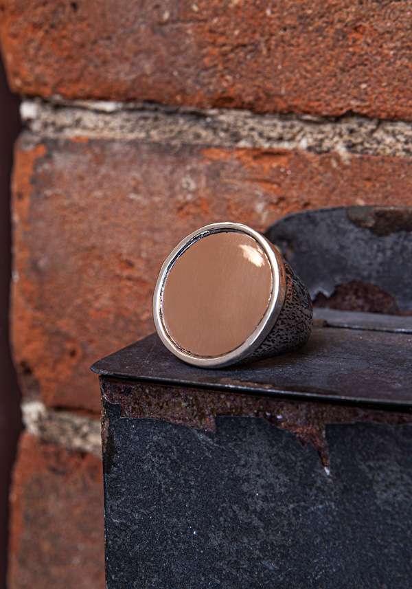 Rose & Lini SIMONA TAGLIAFERRI LARGE “MOON RING J163” PINK GOLD Convenienza
