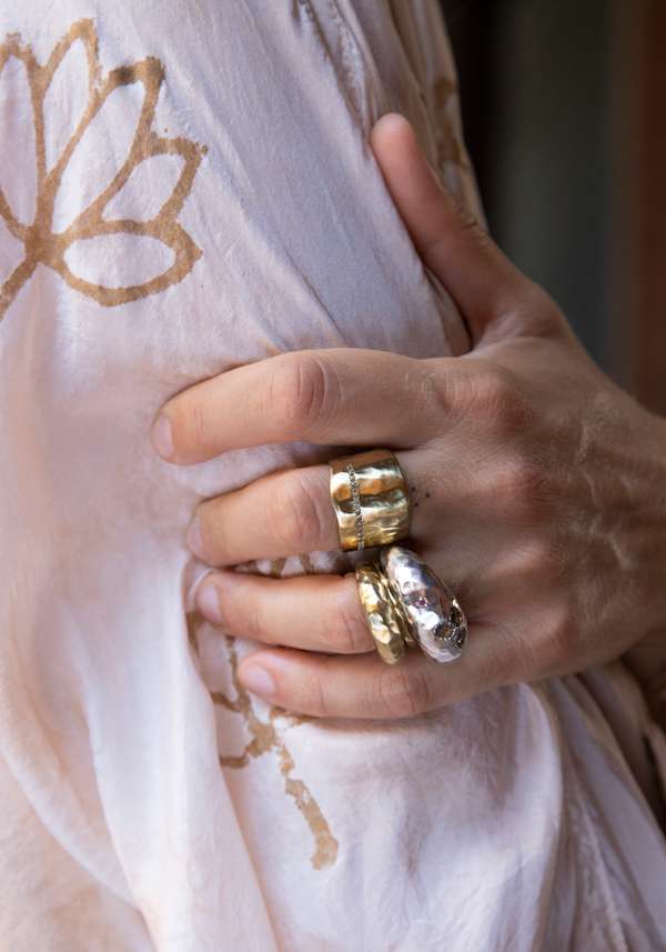 Rose & Lini ROSAMARIA “BRENNY” COPPER RING In Saldo
