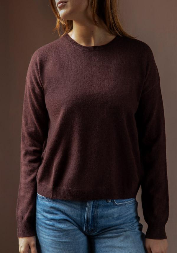 Rose & Lini ABSOLUT CASHMERE “PULL LISA” BROWNIE Comprane uno, ottenene uno gratis