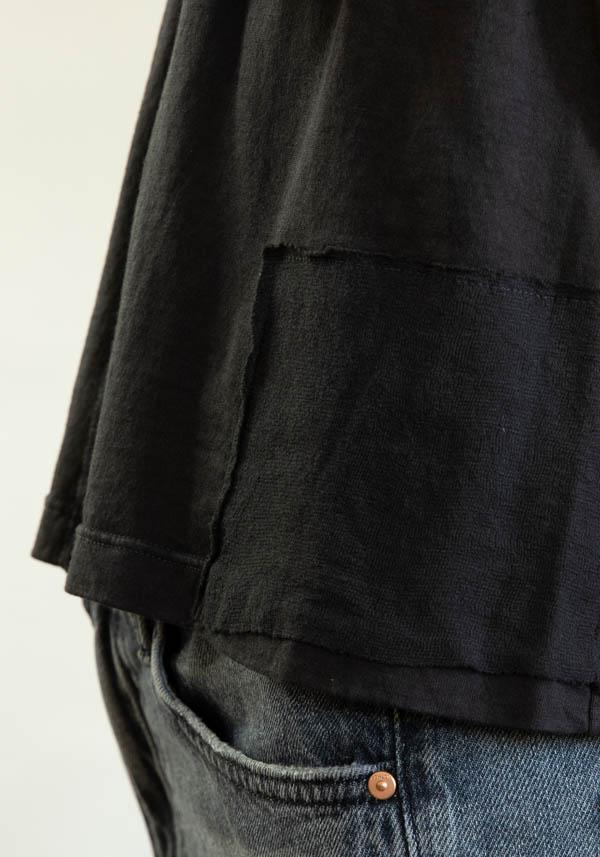 Rose & Lini MJW BLACK COTTON T-SHIRT “2461” Ritorno libero