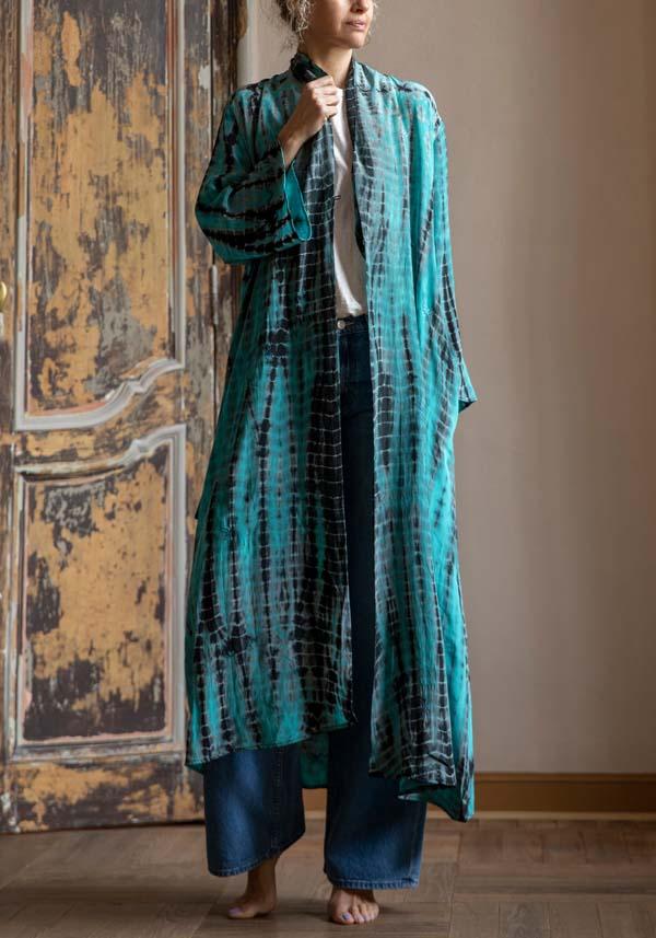 Rose & Lini OBIDI PATTERNED SILK “AMBER DRESS” TIFFANY Fino al 60% di sconto