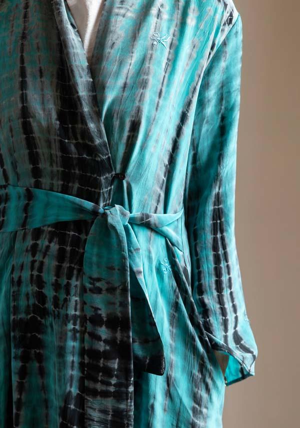 Rose & Lini OBIDI PATTERNED SILK “AMBER DRESS” TIFFANY Fino al 60% di sconto