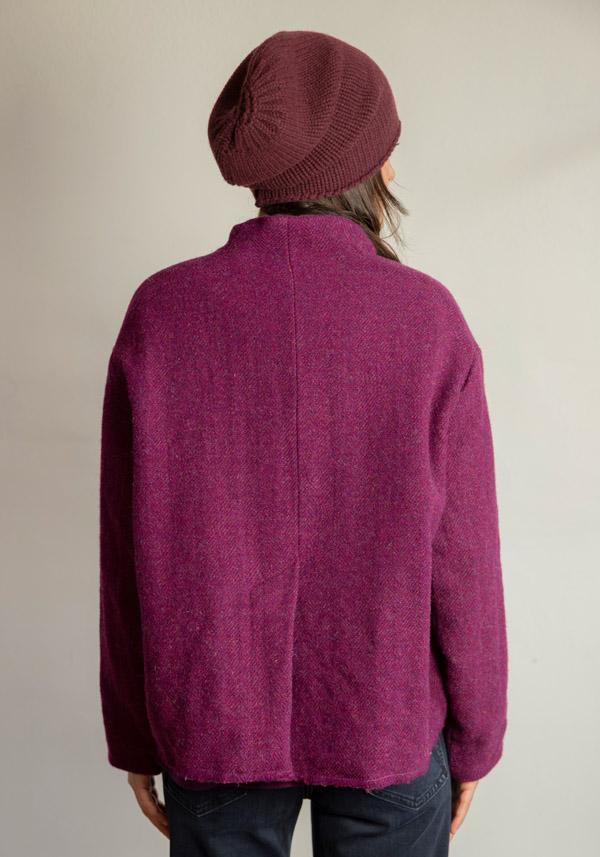 Rose & Lini HANNOH WOOL “VESTIA” MULBERRY JACKET Offerta speciale della fabbrica