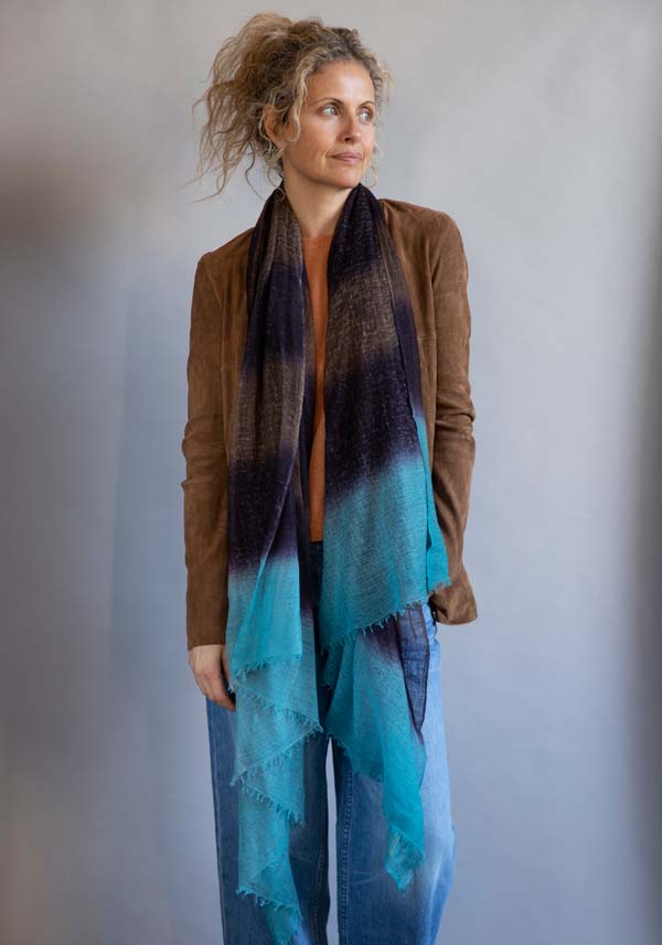 Rose & Lini GIORGIO BRATO SUEDE LEATHER “BLAZER” MUD Duty-free