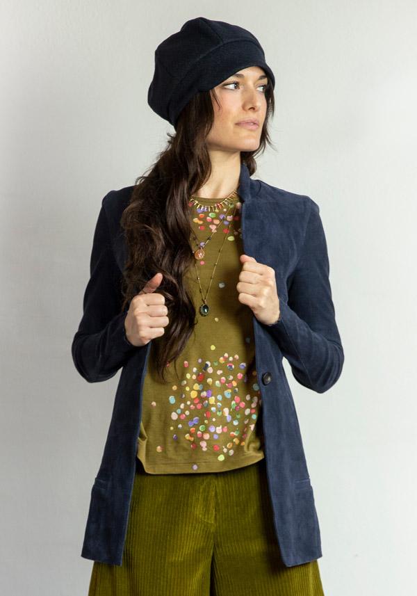 Rose & Lini GIORGIO BRATO SUEDE LEATHER “BLAZER” NIGHT BLUE 50% di sconto per tempo limitato