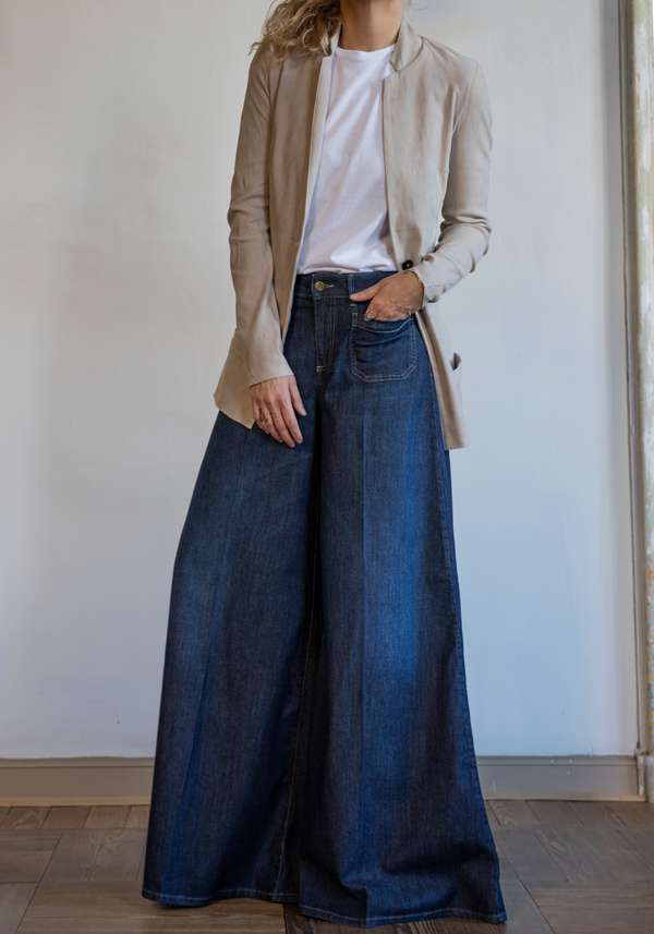Rose & Lini GIORGIO BRATO SHELL SUEDE LEATHER “BLAZER STRETCH” Promozione