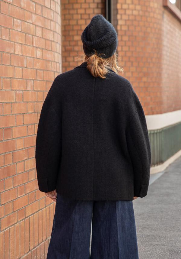 Rose & Lini BOBOUTIC WOOL JACKET “4765” BLACK Acquista Ora