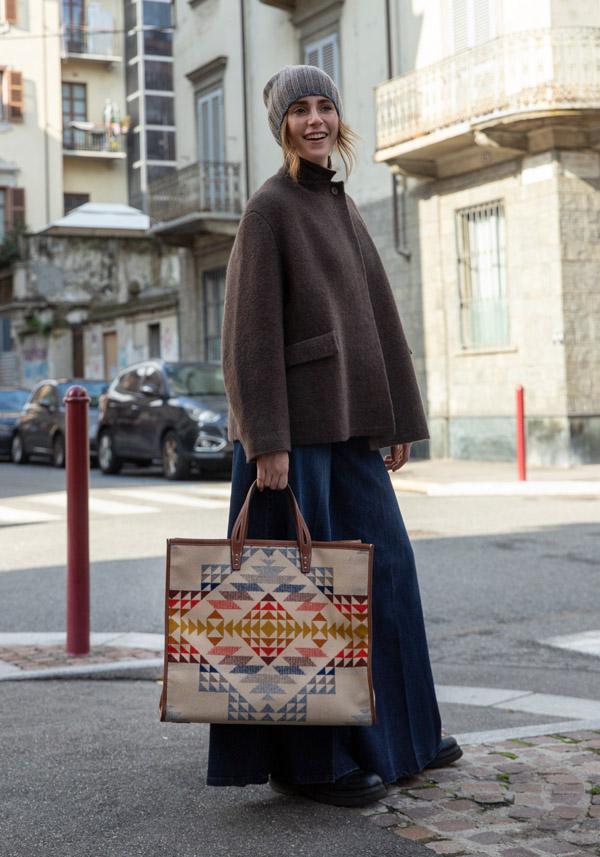 Rose & Lini BOBOUTIC WOOL JACKET “4765” BROWN Consegna Veloce