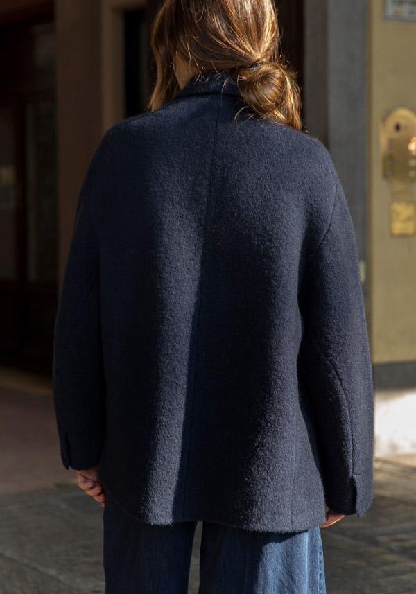 Rose & Lini BOBOUTIC WOOL JACKET “4765” NAVY Promozione Limitata