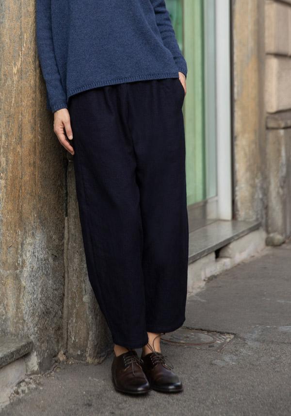 Rose & Lini APUNTOB COTTON “PANT 540” INDIGO BLUE Sconto