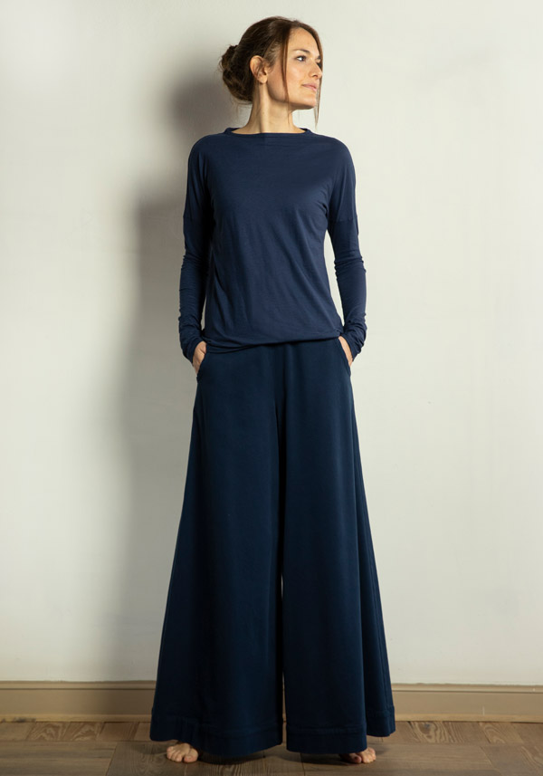 Rose & Lini BARBARA TANI COTTON “PANTS 457 C01” BLUE