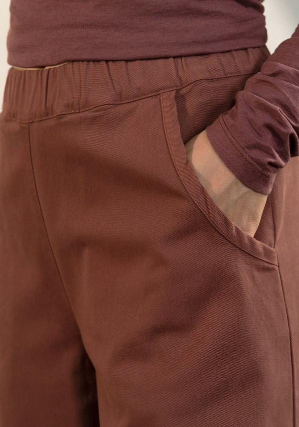 Rose & Lini BARBARA TANI COTTON “PANTS 457 C01” TERRA Offerte