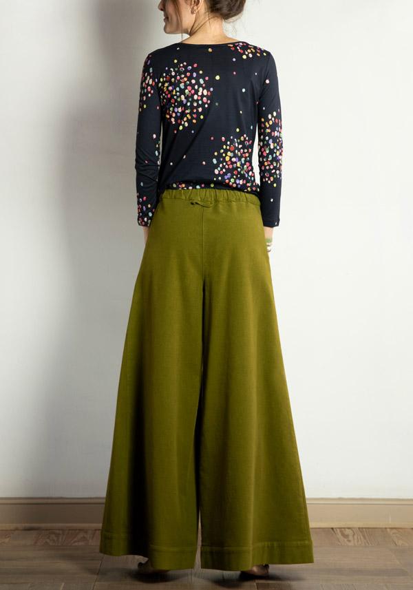Rose & Lini BARBARA TANI COTTON “PANTS 457 F02” CURRY Hotsell