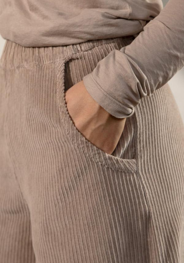 Rose & Lini BARBARA TANI COTTON “PANTS 457 V03” CORDUROY PETALO Saldi Di Fabbrica