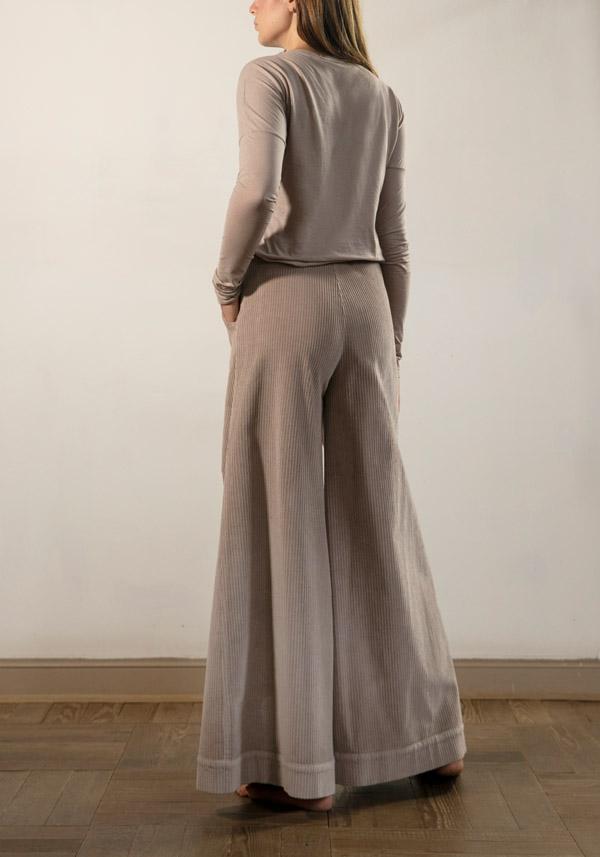 Rose & Lini BARBARA TANI COTTON “PANTS 457 V03” CORDUROY PETALO Saldi Di Fabbrica