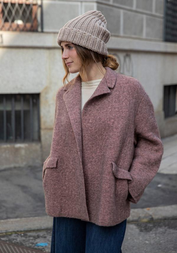Rose & Lini BOBOUTIC WOOL PINK JACKET “4765” Fornitura limitata