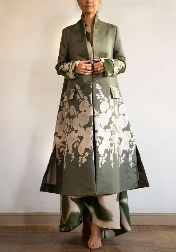 Rose & Lini CO.GO PATTERNED “COAT 274” MILITARY Vendita calda