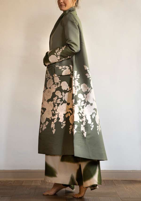 Rose & Lini CO.GO PATTERNED “COAT 274” MILITARY Vendita calda