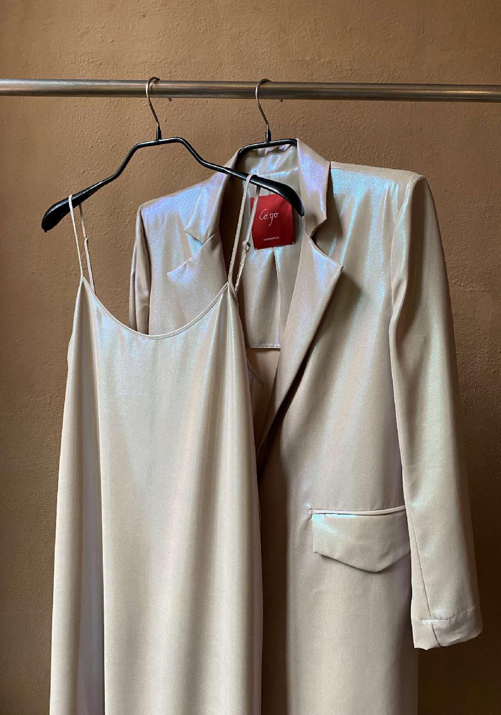 Rose & Lini CO.GO SATIN “DUST COAT 11101” Offerta migliore