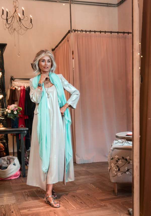 Rose & Lini CO.GO SATIN “SLIP DRESS 282” Latest fashion