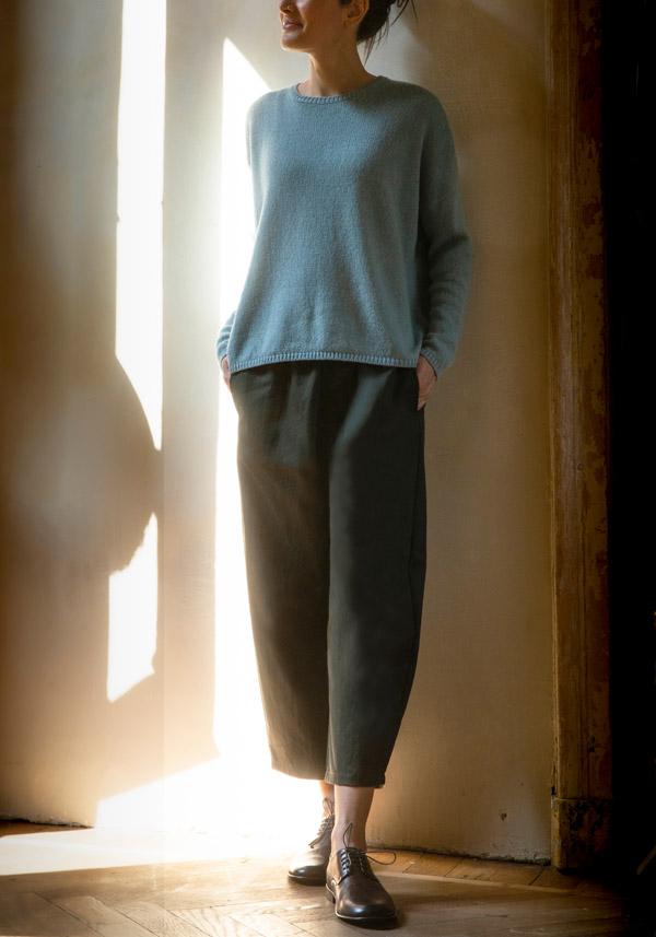 Rose & Lini APUNTOB CASHMERE & ALPACA “PULL 1890” SKY BLUE Bestseller