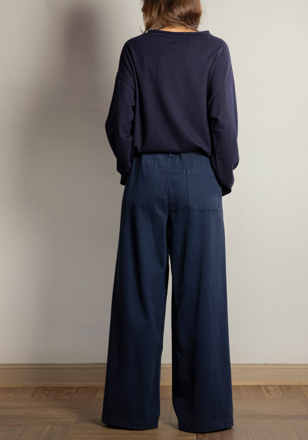 Rose & Lini LABO ART COTTON “DIAGONALE” ATLANTIC PANTS Comprane uno, ottenene uno gratis
