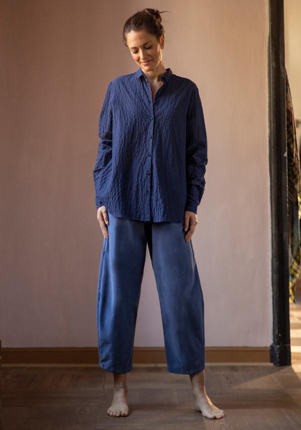 Rose & Lini APUNTOB COTTON “SHIRT 1895” NIGHT BLUE Sconti VIP