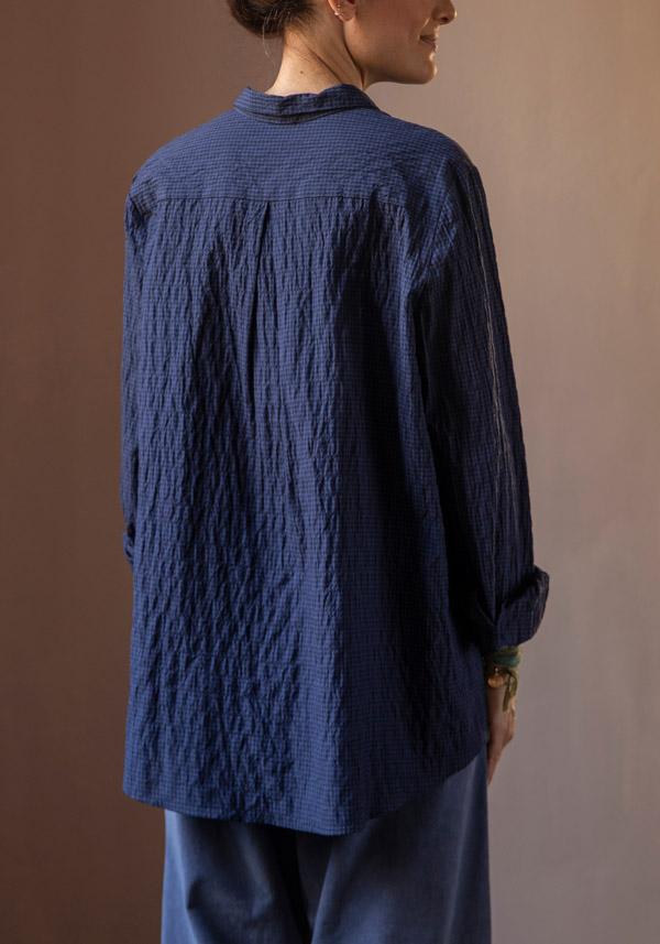 Rose & Lini APUNTOB COTTON “SHIRT 1895” NIGHT BLUE Sconti VIP