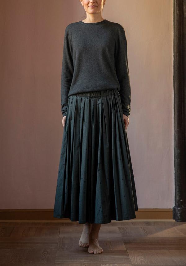 Rose & Lini APUNTOB COTTON “SKIRT 1900” FOREST GREEN Super Saving Price