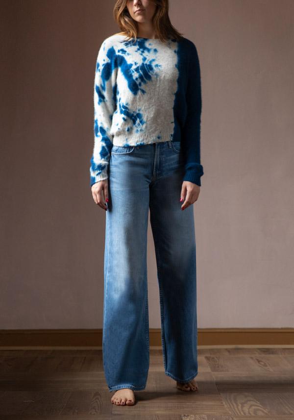 Rose & Lini MOTHER DENIM “LOVE LINE” DENIM BLUE JEANS Fino al 50% di sconto