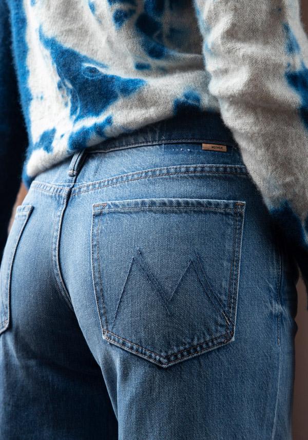Rose & Lini MOTHER DENIM “LOVE LINE” DENIM BLUE JEANS Fino al 50% di sconto